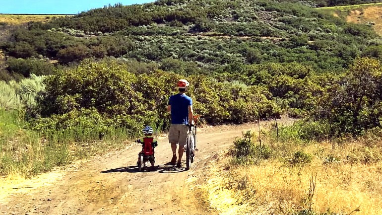 Great Utah Mountain Biking Trails for Toddlers on Balance Bikes