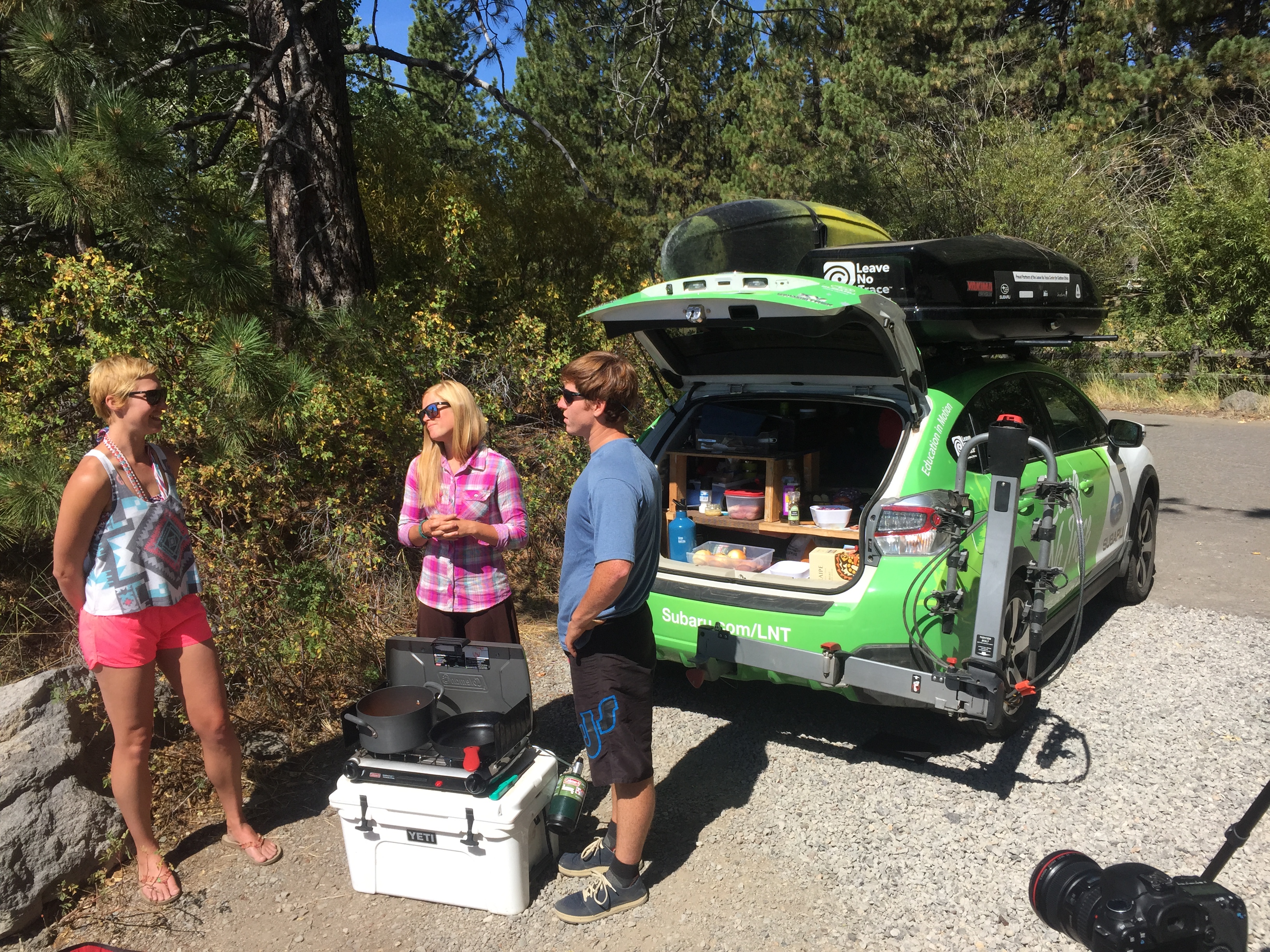 Leave No Trace Paleo Car Camping Spread Stoke